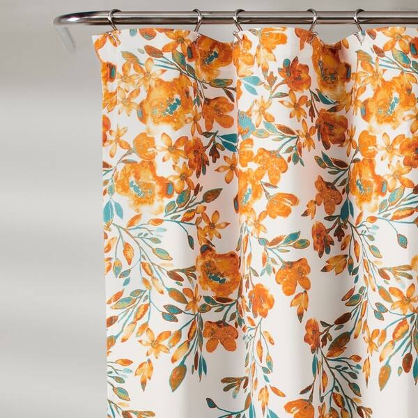 Shop Porch Den Elcaro Floral Pattern Shower Curtain On Sale