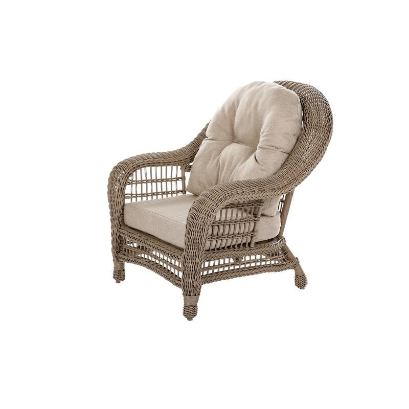 Outdoor Garden 7 pc conversation set with ottomans