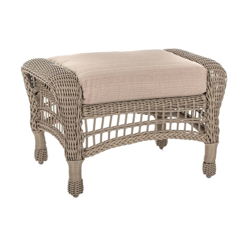 Outdoor Garden 7 pc conversation set with ottomans