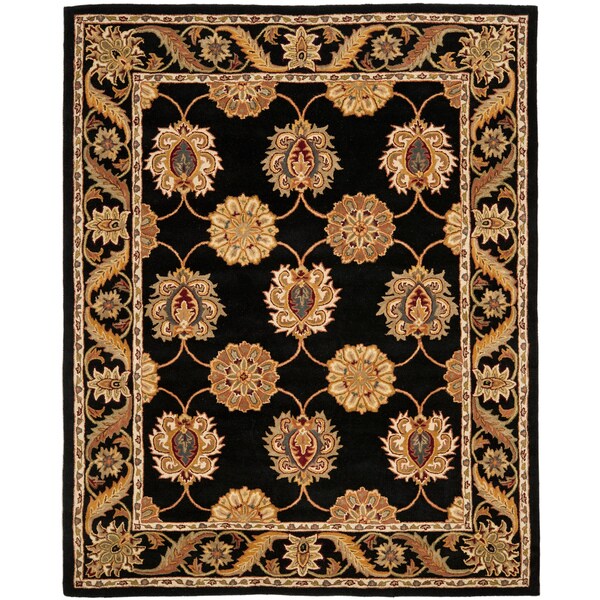 Safavieh Handmade Heritage Timeless Traditional Black Wool Rug (8'3 x 11')