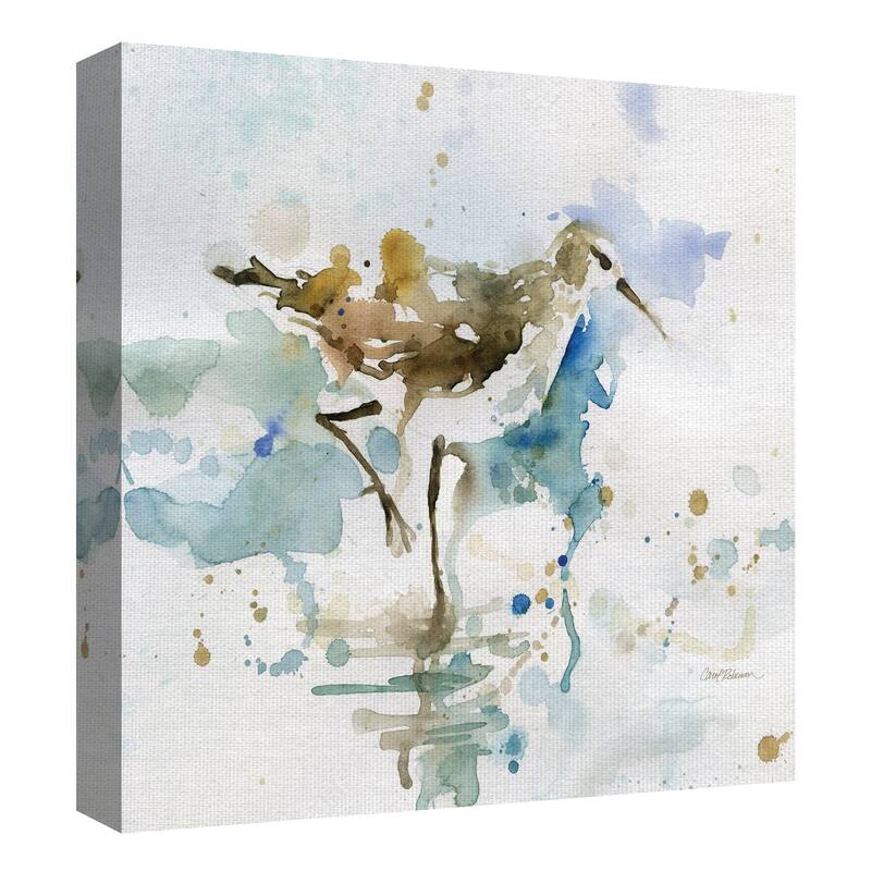 Masterpiece Art Gallery Malibu Sand Piper Bird By Carol Robinson Canvas Art Print