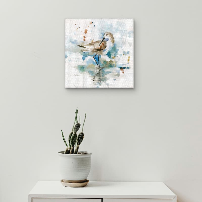 Masterpiece Art Gallery Malibu Sand Piper Bird By Carol Robinson Canvas Art Print