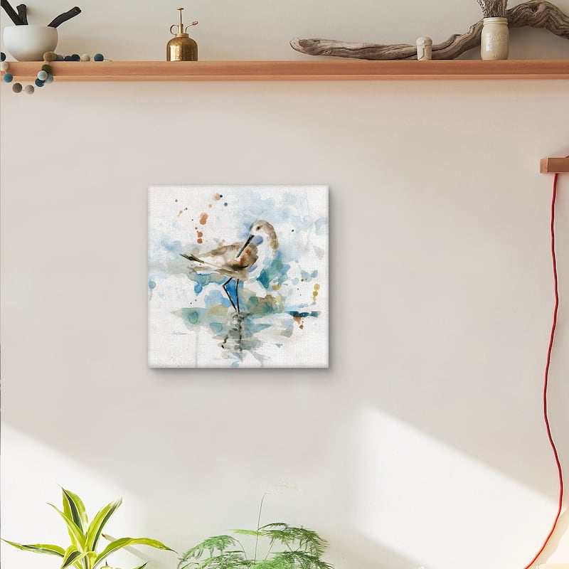 Masterpiece Art Gallery Malibu Sand Piper Bird By Carol Robinson Canvas Art Print