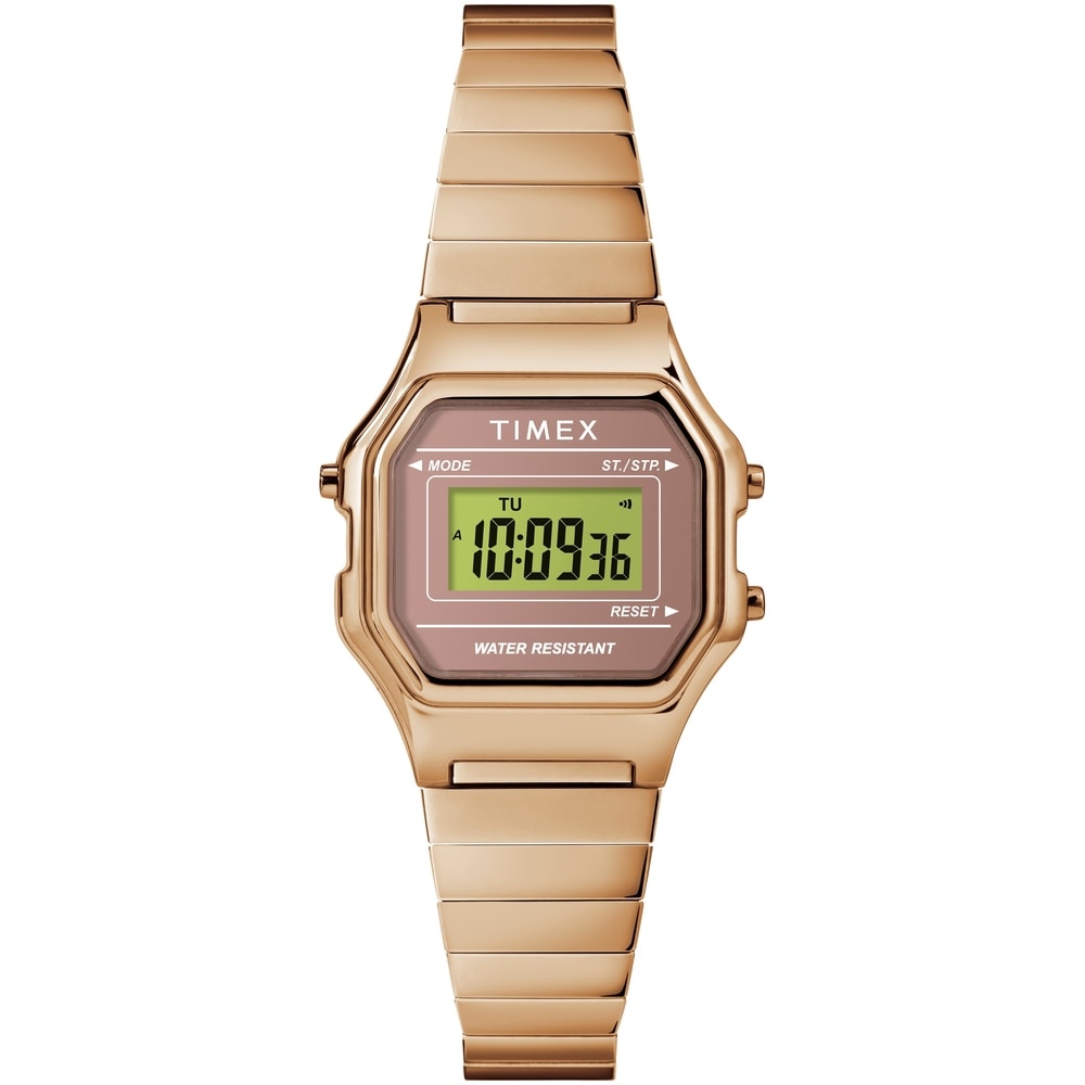 timex watches women's rose gold