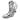 Wilton Armetale Cowboy Boot Pitcher