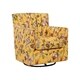 preview thumbnail 7 of 34, Copper Grove Hasselt Multi Floral Swivel Arm Chair Yellow Multi Floral