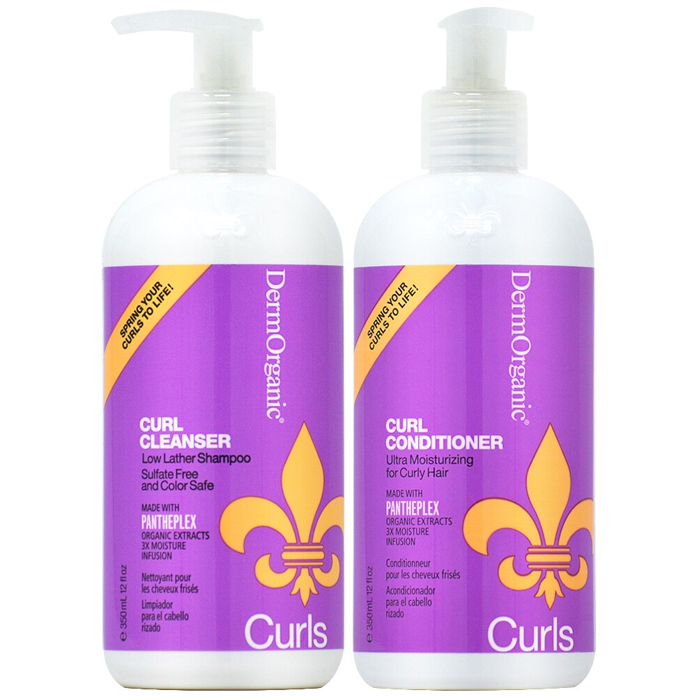 Shop Dermorganic Cream Curl 12 Ounce Cleanser Conditioner Duo