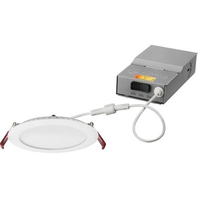 Lithonia Lighting Wafer 6 in. 27K30K35K90CRIMWM6 LED Selectable Color Temperature Recessed Downlight White