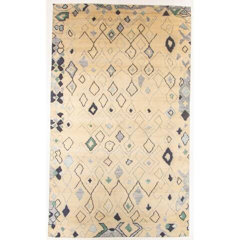 Modern Hand-Knotted Rug - 5'3" x 8'10"