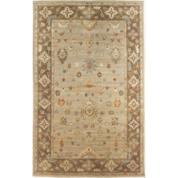 slide 1 of 1, Modern Hand-Knotted Rug - 5'5" x 8'6"