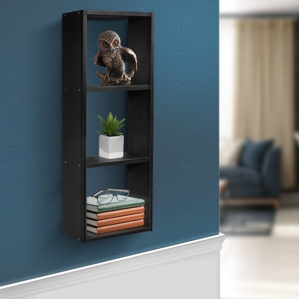 Sorbus 3-Shelf Cube Storage Organizer Stackable Organizer Furniture for...
