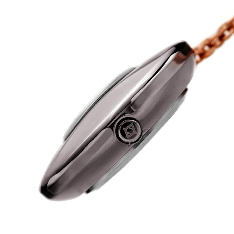 Akribos XXIV Women's Diamond Pendant Watch with Chain Necklace