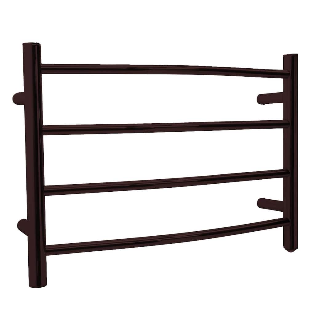ANZZI Glow 4-Bar Stainless Steel Wall Mounted Towel Warmer in Oil Rubbed Bronze