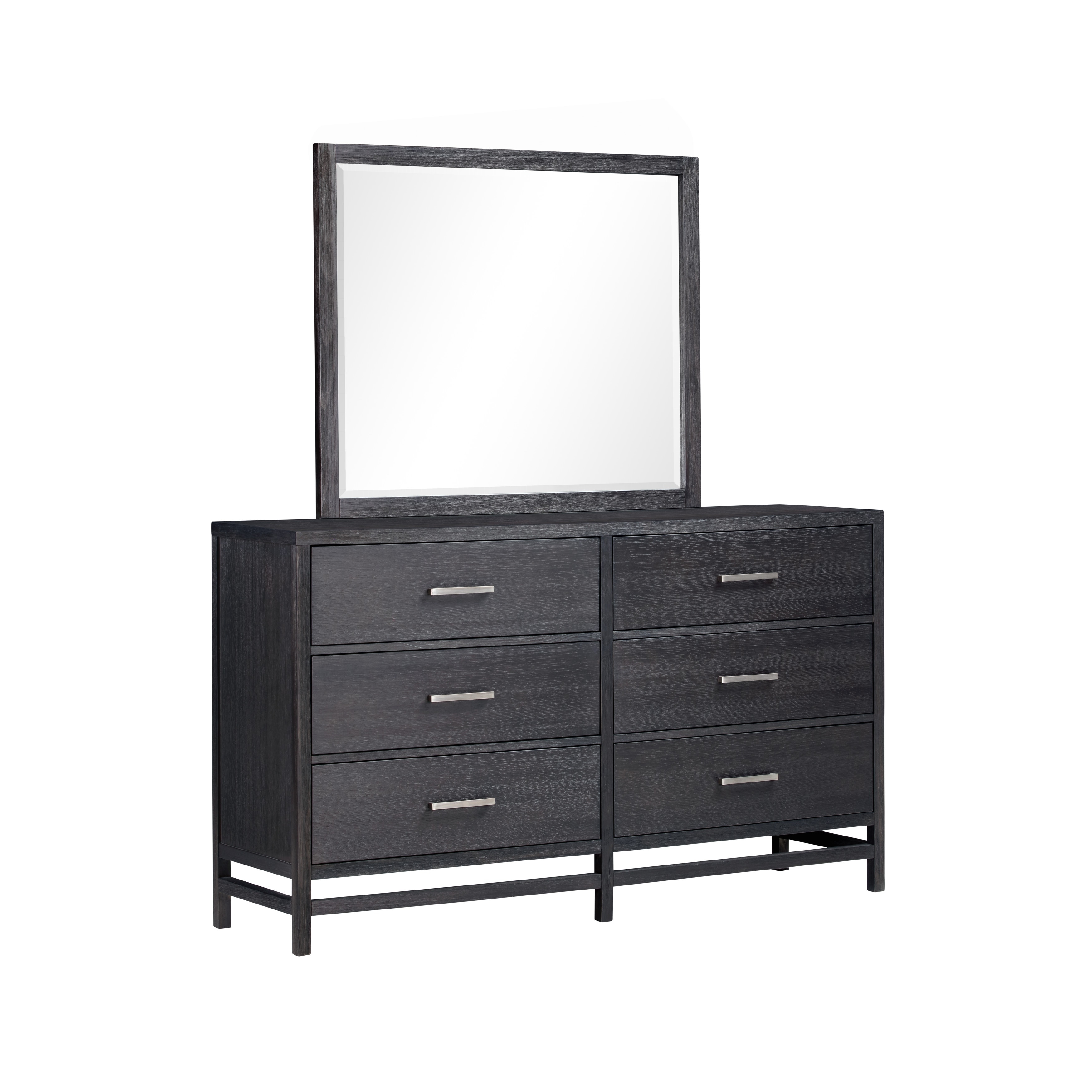 Shop Standard Furniture Thomas Black 6 Drawer Dresser Black