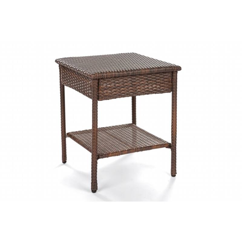 Outdoor Garden Patio End Table - N/A