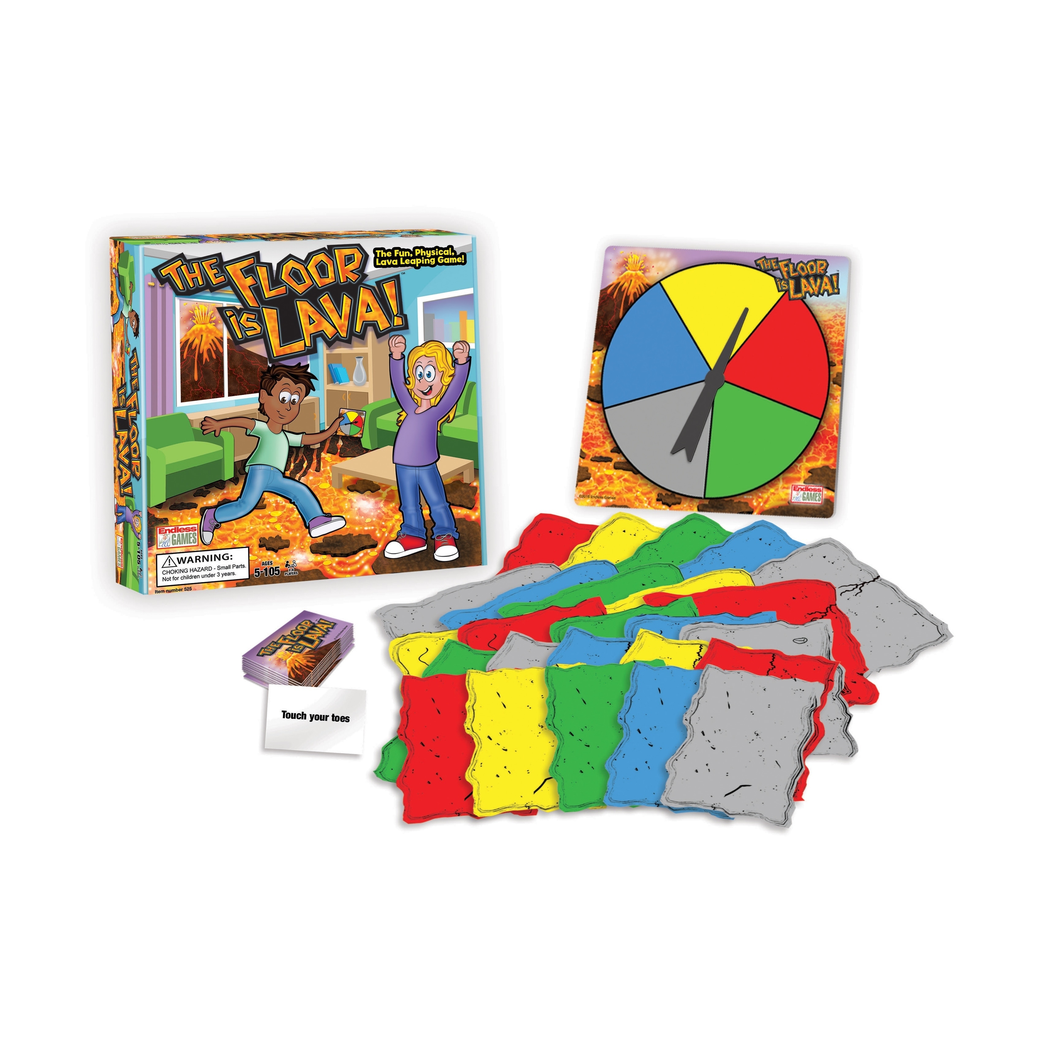 tic tac toy the floor is lava