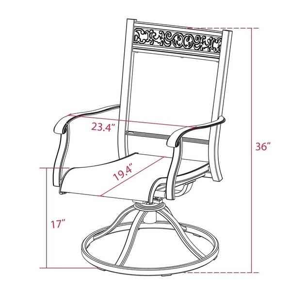 Dali swivel store rocker chair