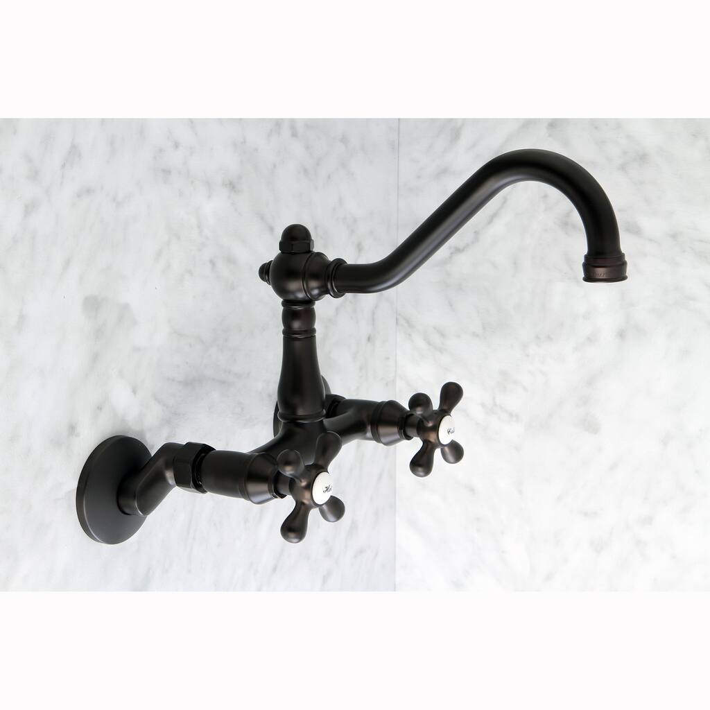 Kingston Brass Oil-rubbed Bronze Wall-mount Kitchen Faucet