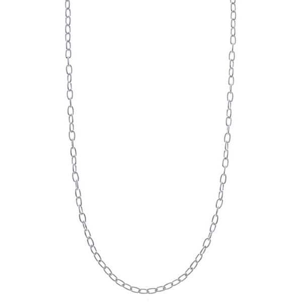 Roberto Martinez Sterling Silver 1.5 mm Oval-link Chain (16"-20")