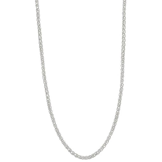 Sterling Silver 1.5mm Wheat Chain Necklace by Roberto Martinez
