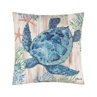 Turtle Sealife Coastal Beach Indoor Outdoor 18x18 Accent Decorative Accent Throw Pillow Overstock 26564207