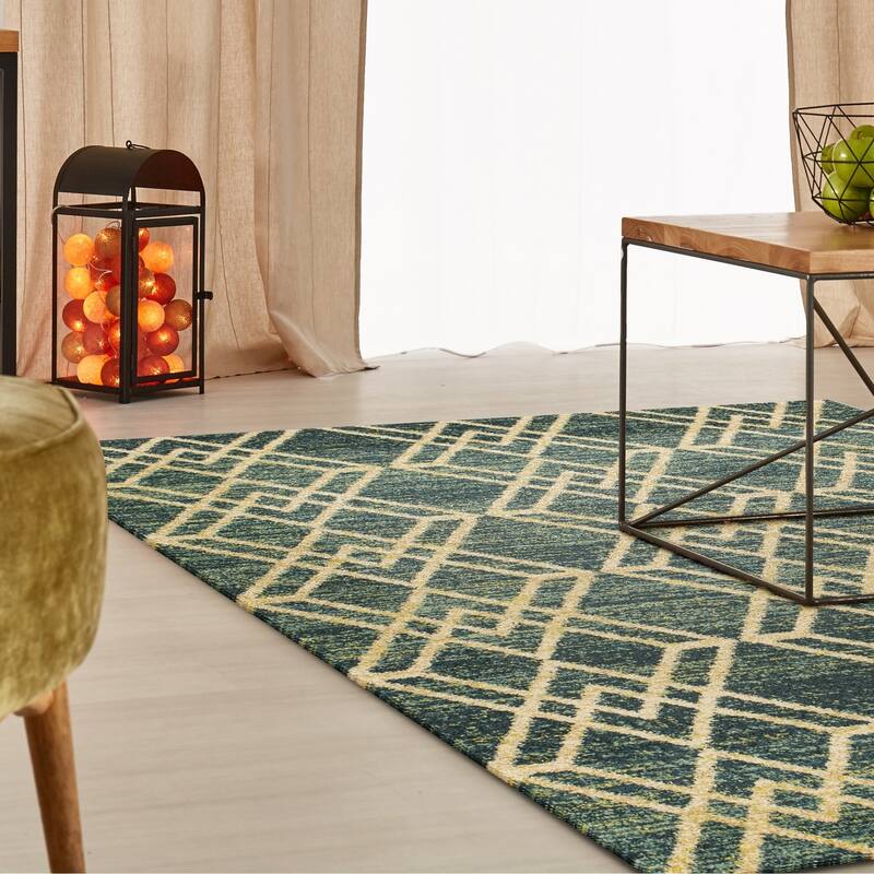 Domani Catalonia Contemporary Sand Area Rug