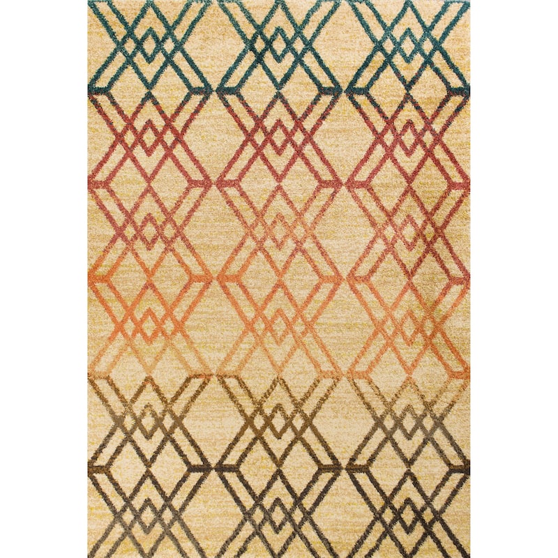 Domani Catalonia Contemporary Sand Area Rug