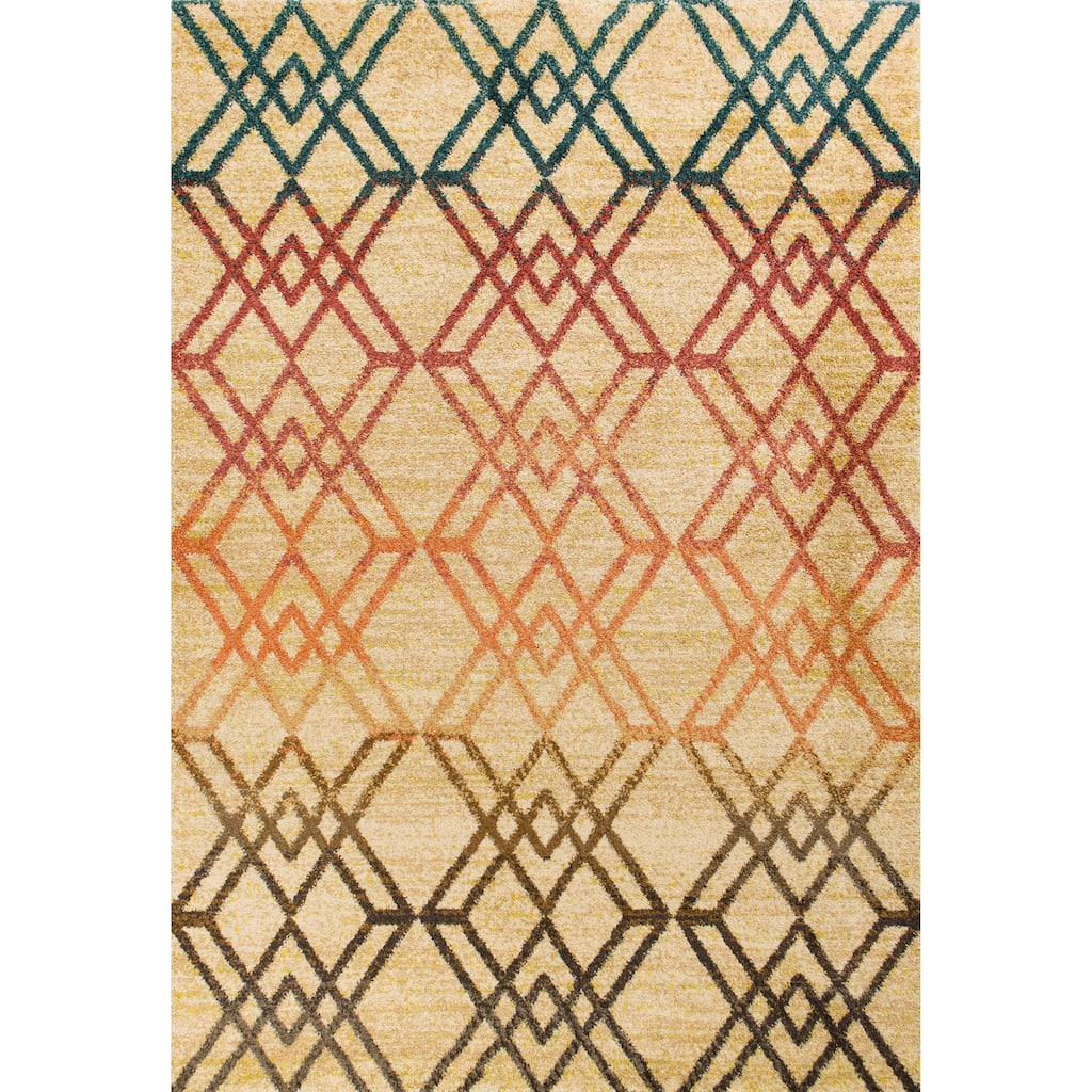 Domani Catalonia Contemporary Sand Area Rug