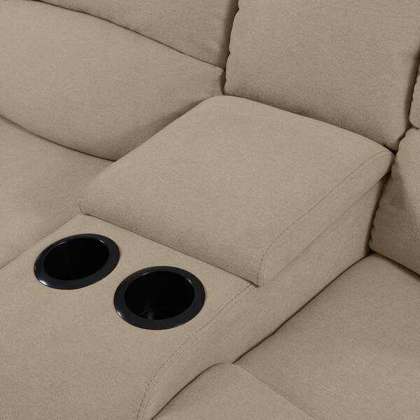 Shop Copper Grove Geel 4 Seat Low Pile Velvet Recliner Sofa With