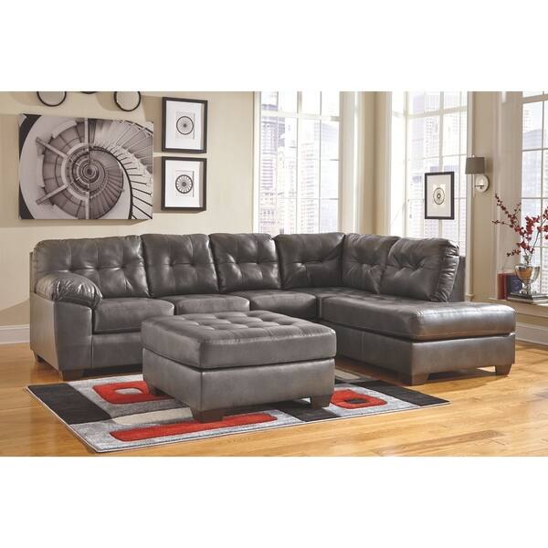Alliston 2Piece Sectional with Right Facing Chaise Grey Bed Bath
