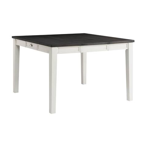 The Gray Barn Stony Creek Two-tone Counter Height Dining Table with Storage - Grey