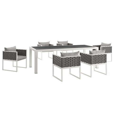 Newtok 7-piece Patio Aluminum Dining Set by Havenside Home