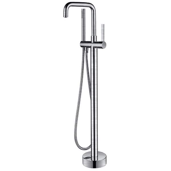 Shop Anzzi Moray Series 2 Handle Freestanding Tub Faucet In