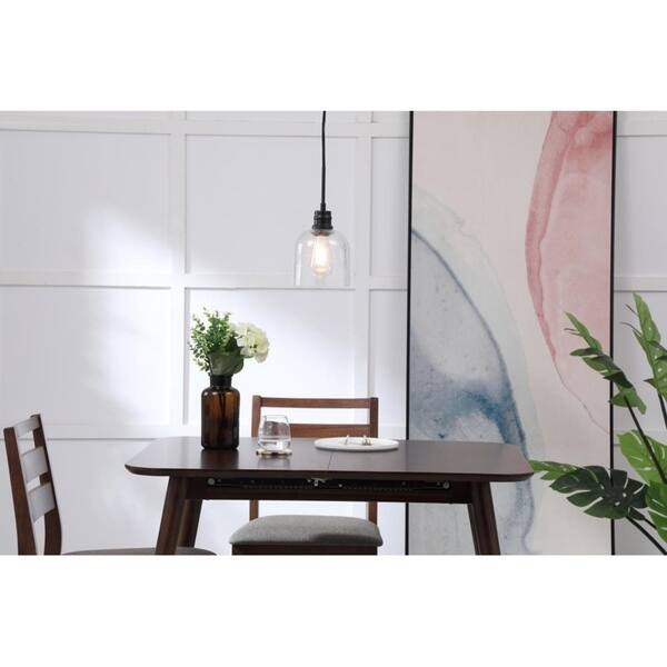 slide 2 of 12, Candie 6-Inch 1-Light Clear Glass Pendant