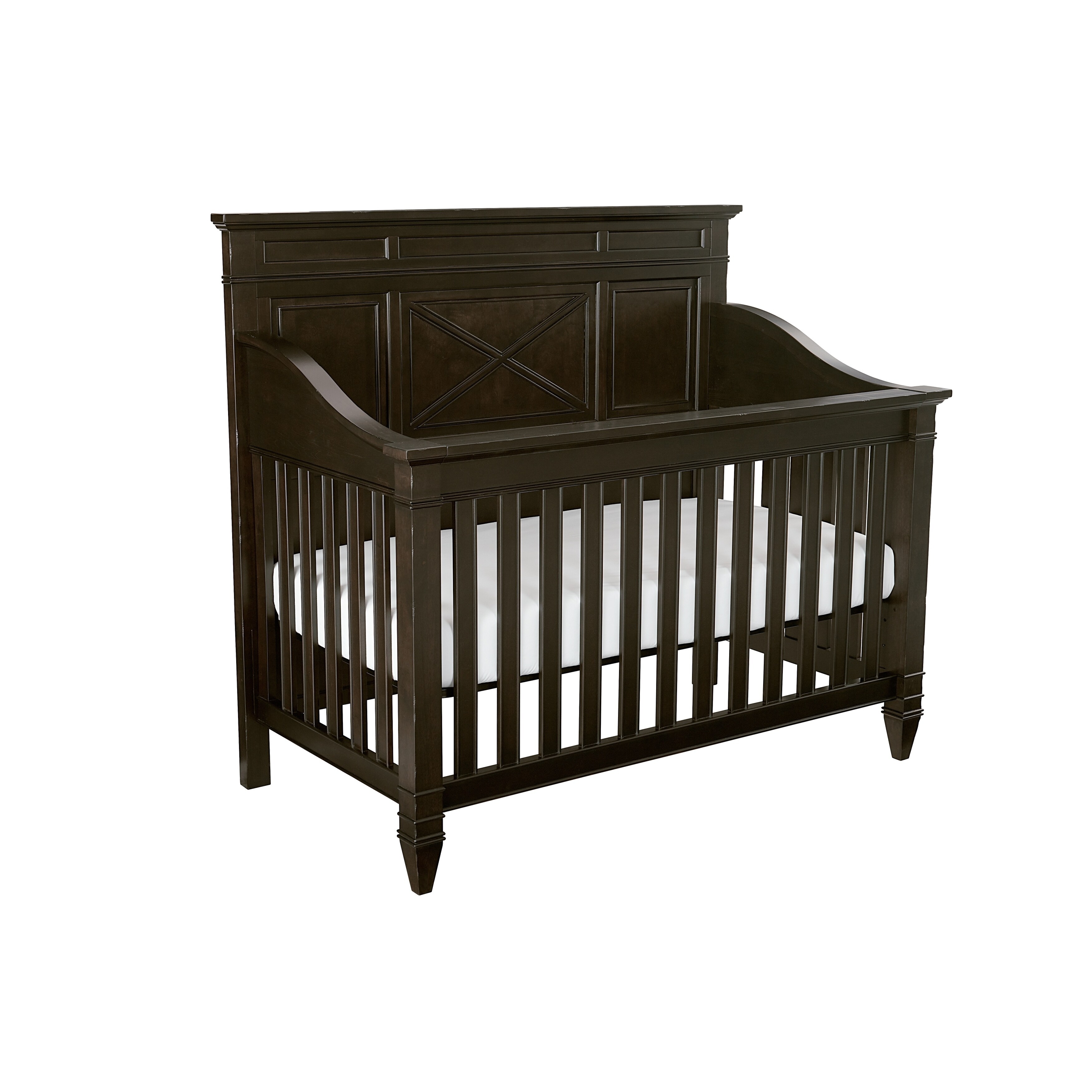 Shop Valley Springs Crib In Castlerock Finish Overstock 26564476