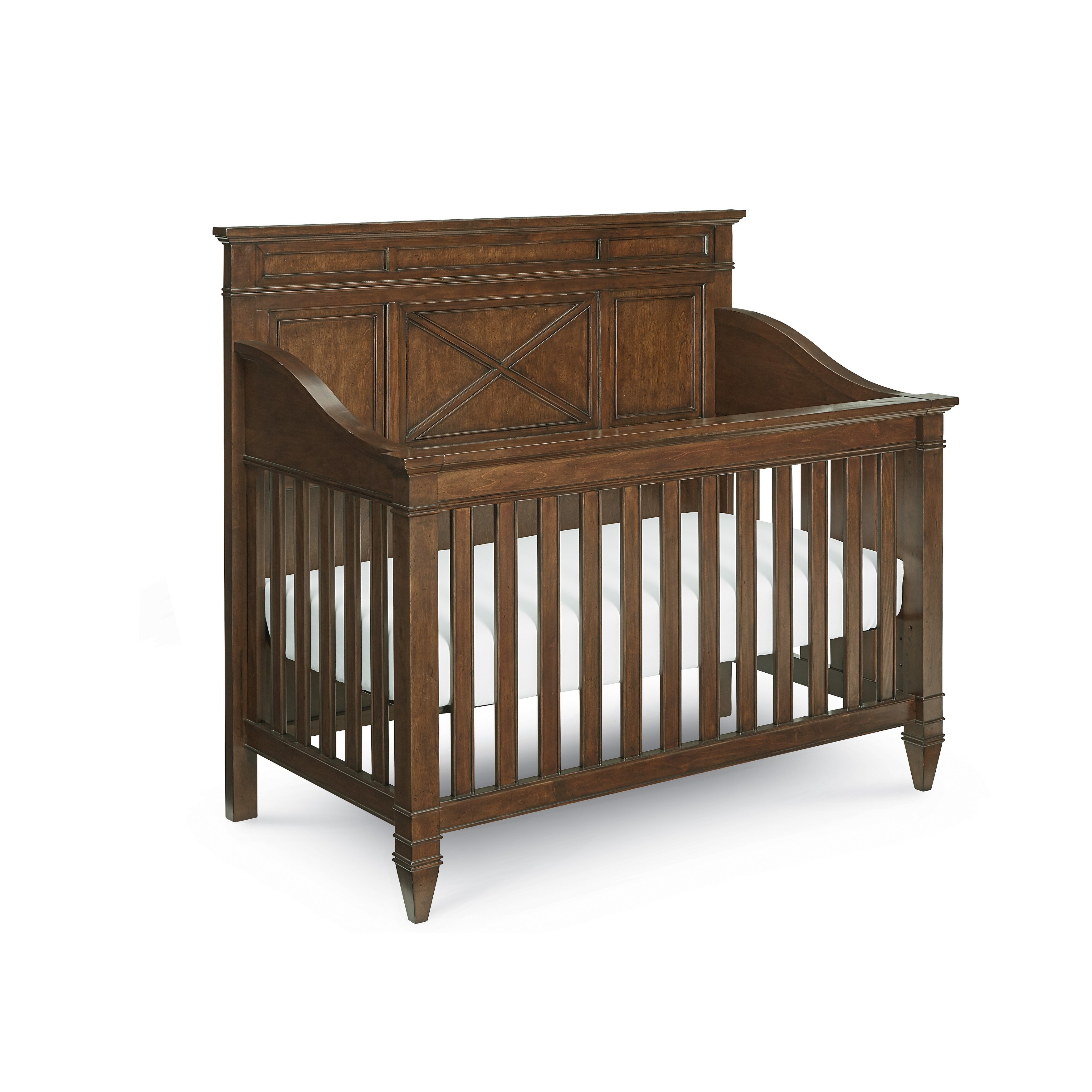 Shop Valley Springs Crib In Sonoma Finish Overstock 26564487