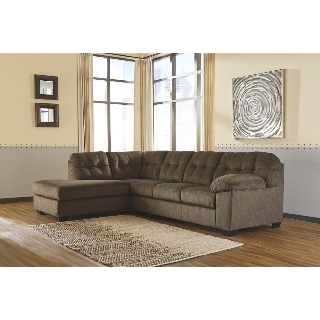 Accrington 2-Piece Sectional with Left Facing Chaise - Earth