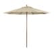 preview thumbnail 8 of 8, North Bend 9' Rd Faux Wood Steel Patio Umbrella, Push Open Pin Stop by Havenside Home