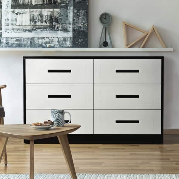 Shop Furniture Of America Feas Contemporary White Solid Wood