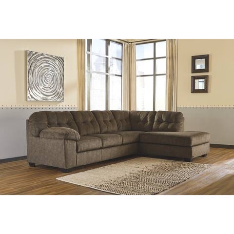 Accrington 2-Piece Sectional with Right Facing Chaise - Earth