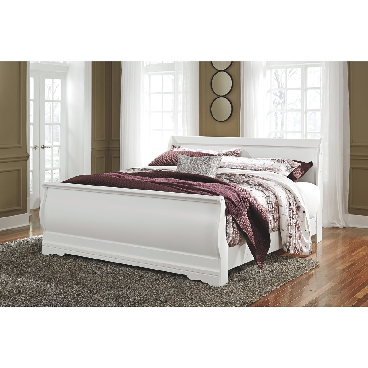 Anarasia queen deals sleigh bed