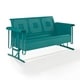 preview thumbnail 7 of 11, Bates Sofa Glider In Turquoise