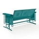 preview thumbnail 8 of 12, Bates Sofa Glider In Turquoise - 65.75 "W x 28 "D x 32.5 "H