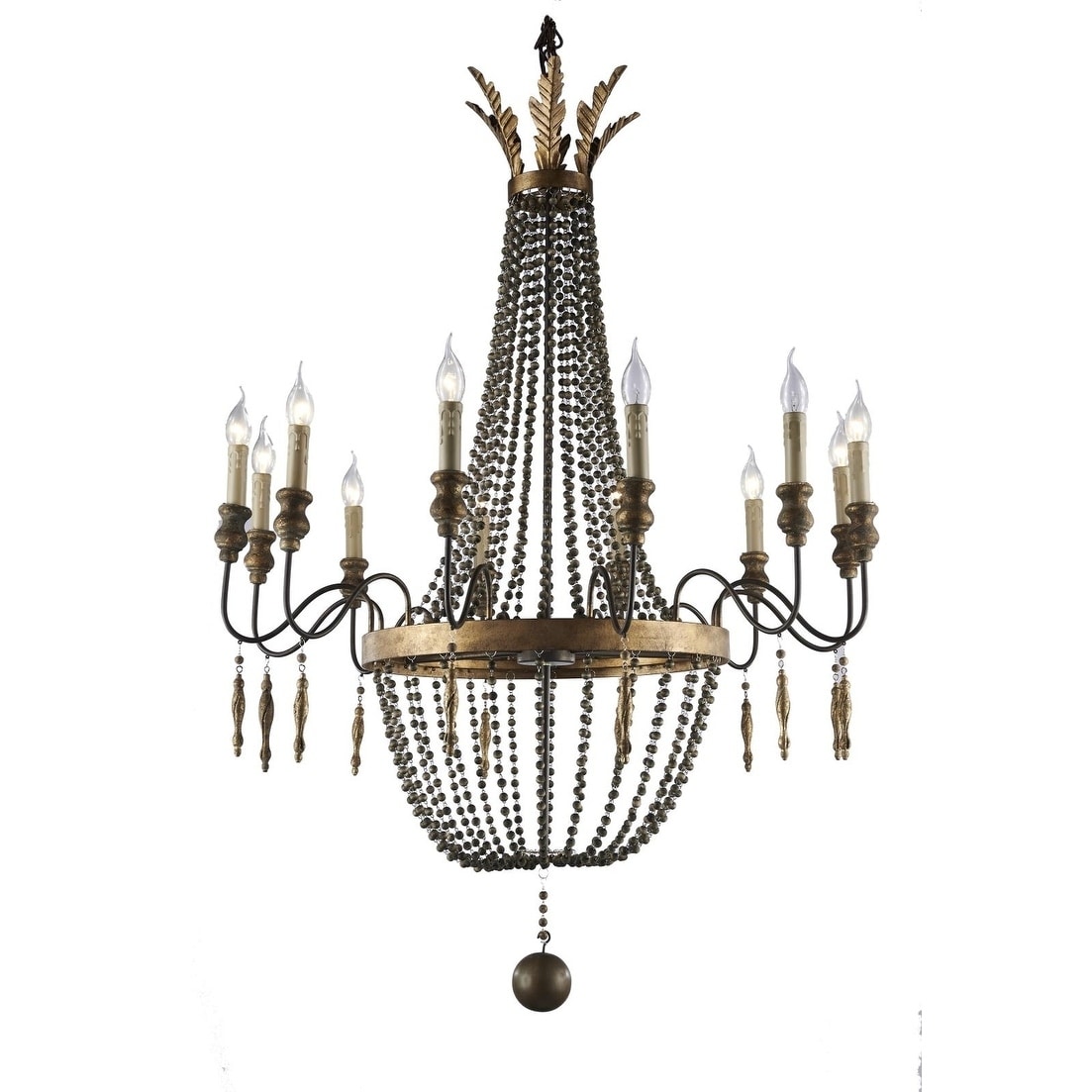 12-Light Candle-Style Chandelier - Chandeliers For Bedrooms by Overstock.com