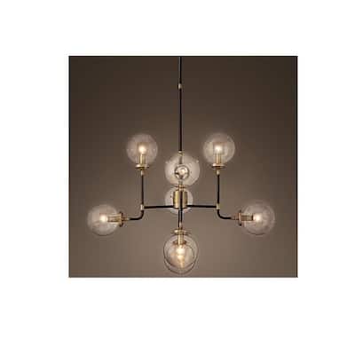 Globe Clear Glass 8-light Chandelier