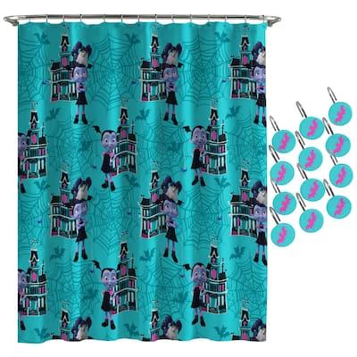 Disney Junior Vamperina Shower Curtain and Hooks