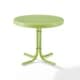 preview thumbnail 6 of 7, Retro Metal Side Table In Key Lime