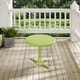 preview thumbnail 4 of 7, Retro Metal Side Table In Key Lime