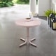 preview thumbnail 2 of 6, Retro Metal Side Table In Pink