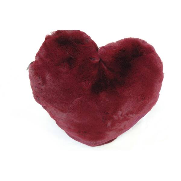 Shop Wine Heart Shaped Pillow Free Shipping Today Overstock